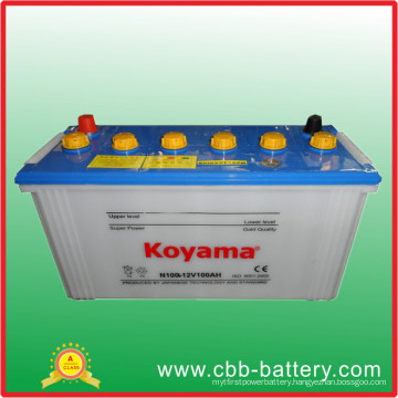 Dry Charged Battery N100- 100ah 12V